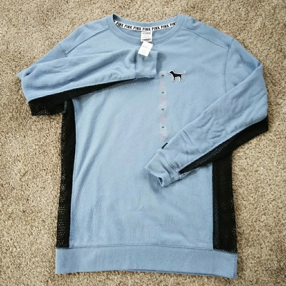 Sweatshirt lightweight, mesh sides
